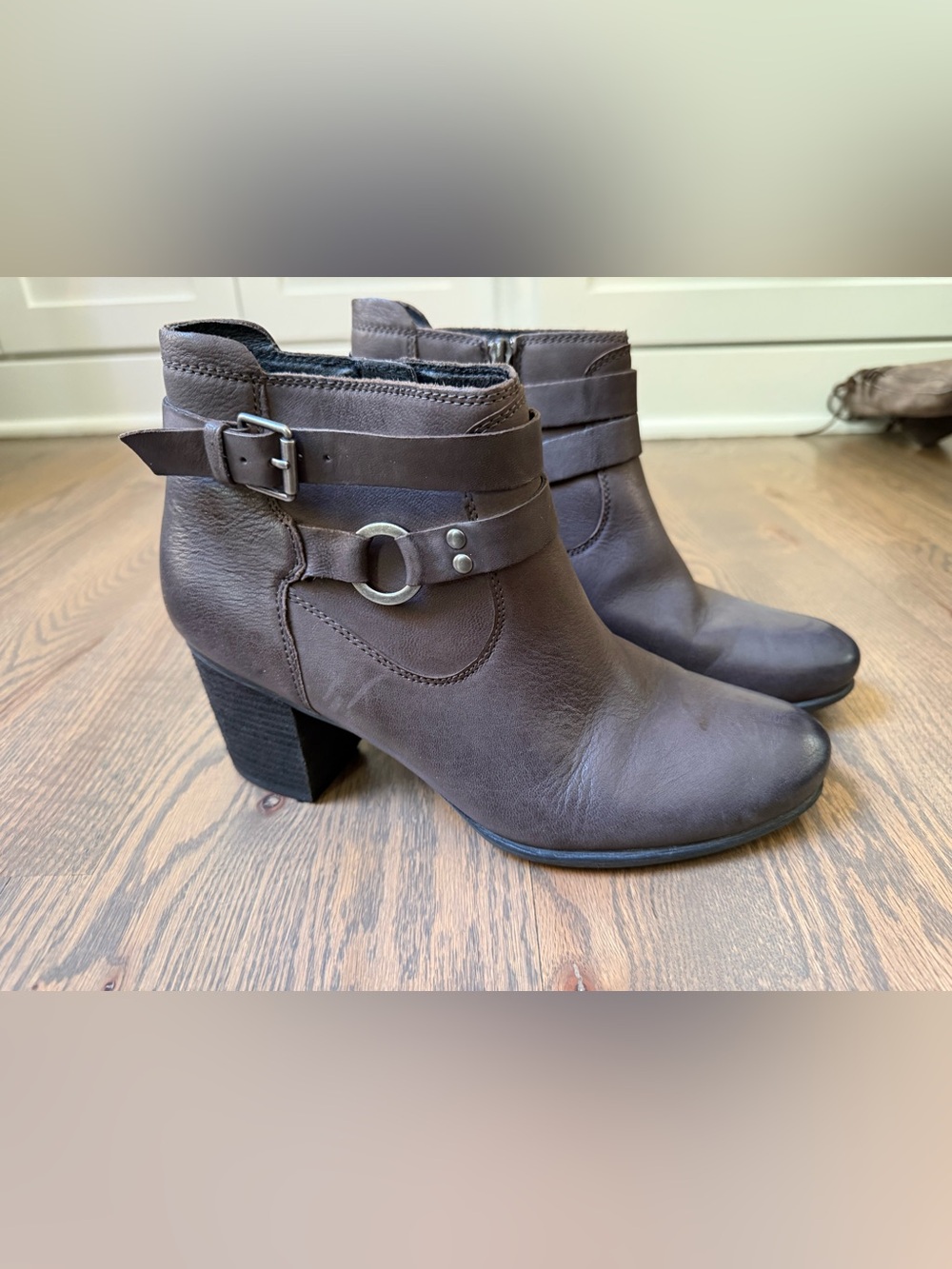 Josef Seibel Brown Ankle Boots
